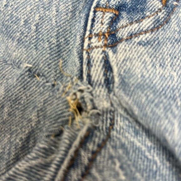 Madewell nc331 The perfect vintage straight Jean in Hoye Wash Repaired size 30 - Picture 10 of 10